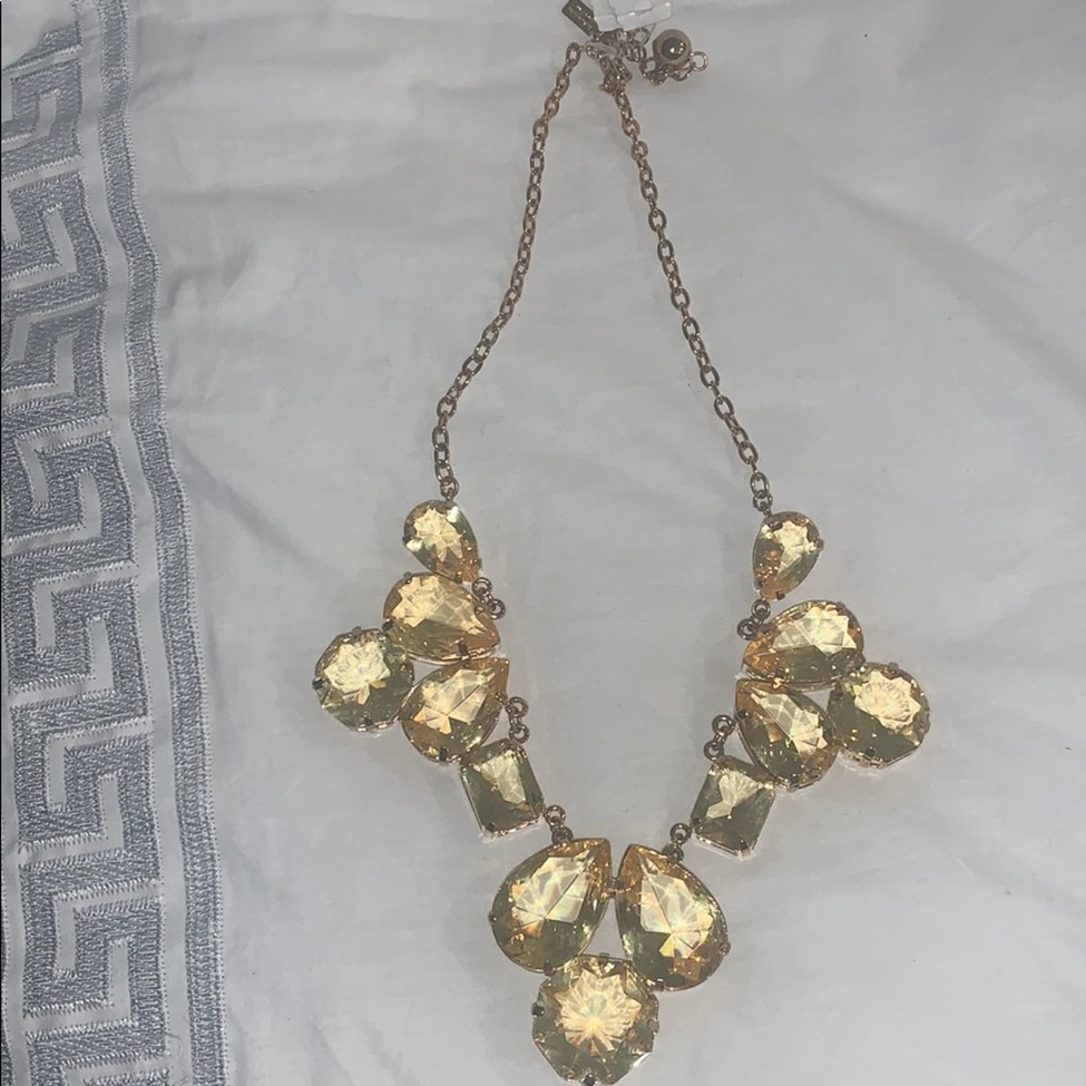 Kate Spade Amber gemstone necklace.